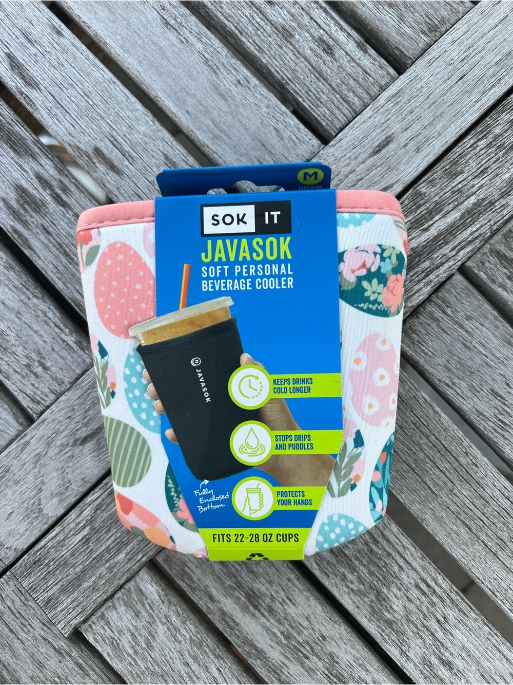 Javasok Soft Personal Beverage Cooler - Pastel Eggs